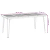 Vidaxl Vrtna miza z nogami V oblike 180x90x75 cm trden akacijev les