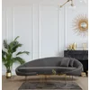 Atelier del Sofa Trosed Eses 255x85x120cm Tamnosivi