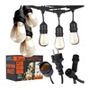 LED spoljašnja dekorativna girlanda 10xE27/1W/230V 10,94 m IP44 crna