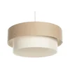 Luster na sajli DUO 1xE27/60W/230V O 50 cm bež/krem