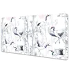 Decormat Podloga za mizo Cranes dance 100x50 cm