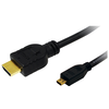 LogiLink LogiLink HDMI PrikljuÄŤni kabel [1x MoĹˇki konektor HDMI - 1x MoĹˇki konektor Micro HDMI tipa D] 1 m ÄŚrna