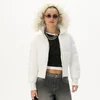 Cropp - Prošivena jakna s kapuljačom - white