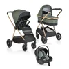 Cangaroo kolica za bebe 3 u 1 hydra green isize black ( CAN60380 )