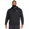 Nike Muški duks sa kapuljačom NK Club BB Po FN3859, Crni