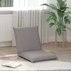 vidaXL Tlorisni stol Taupe 54 x 64 x 59 cm blago