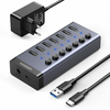 USB Hub 7 port Ugreen CM481 3.0 Tip C DC 12V napajanje