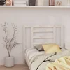 Vidaxl vidaXL Vzglavje postelje belo 96x4x100 cm masivni borov les