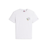 Tommy Jeans Majica pegasto siva/zelena/oranžna/črna
