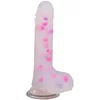 Dildo z bleščicami Bliss (18 cm)