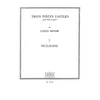 MOYSE L.:TROIS PIECES FACILES I-SICILIENNE FLUTE ET PIANO