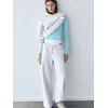 Pull&Bear Hlače svetlo siva