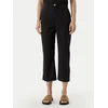 Max Mara Beachwear Hlače iz tkanine 2616131029650 Črna Regular Fit