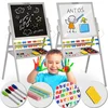 Ricokids Ricokids magnetna vrtljiva tabla za pisanje krede - siva