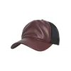Synthetic Leather Trucker Chestnut Brown/Blk