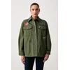 Weekend Max Mara Srajčna jakna Razza 2625086011 Khaki Regular Fit
