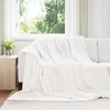 Pokrivači za bacanje 6 pcs Bijelo 240 x 220 cm Runo