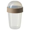 SPLITTERNY Posuda za užinu, providno/svetlosiva-smeđa, 300 ml