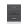 Hanah Home kuhinjski element Minar 7990, 60 cm, beli / antracit