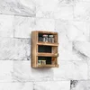 Hanah home Kuhinjska polica Three Layer Shelf, 28x34x8cm, Braon