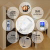 Pametna vtičnica PNI SmartHome WP800 WiFi nadzor interneta, pametna aplikacija Tuya, združljiva z Amazon Alexa in Google Home, meri porabo energije