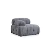 Atelier del Sofa Fotelja Petite L1, 95 x 95 x 75 cm, Tamnosiva
