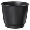 BROKTRAST Saksija, unutra/spolja/tamnosiva, 12 cm