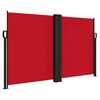 Bočna tenda na uvlačenje crvena 140x1200 cm