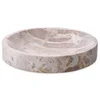 Casa Padrino luxury decorative marble bowl brown A 30.5 x H. 5.5 cm - Round fruit bowl - Dining table decoration - Decorative accessories - Luxury accessories - Luxury quality