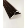 Kotna aluminijasta letev 45 x 45 mm temno rjava