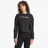 Mikina Nike Pro Womens Dri-FIT Crew-Neck French Terry Top Black/ White M