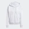 ADIDAS SPORTSWEAR Športna jopa na zadrgo Essentials svetlo siva/bela