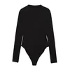 Pull&Bear Bodi majica črna