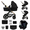 Kinderkraft moov 2 kolica za bebe 3u1 pure black ( KSMOOV02BLKEV00 )