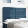 Vidaxl Vzglavje Modra 144 cm blago