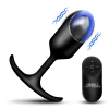 Heavy Hitters Vibrating Weighted Silicone Anal Plug Large Black