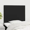 Vidaxl vidaXL Vzglavja za posteljo, 2 kosa, črna, 100x5x78/88 cm, blago