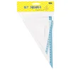 TROKUT PVC 25 CM (45° PLUS 60°) PK2 VELIKI EDUCA BLISTER