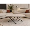 Klub sto Maja, 120x60x45, drvo/crna