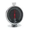 shumee Termometer za pečico, nerjaveče jeklo, premer 7,5 cm, 50–300 °C/Kuchenprofi