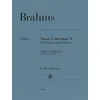 BRAHMS:SONATE G-DUR OP. 78 VIOLIN AND PIANO