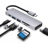 Adapter 6v1 HUB USB-C HDMI 4K SD Macbook Pro/Air