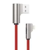 slomart Polnilni kabel Lightning to USB-A 2m, rdeč, ovit