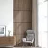 Zidne panele 8 pcs Smeđa 60,5 x 60 cm