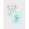 Sinsay - Komplet od 2 majice kratkih rukava Stitch - bledoplavo
