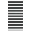 Zavjesa zebra crna 85x150 cm širina tkanine 80,9 cm poliester