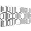 Decormat Podloga za pisalno mizo Geometric illusion 90x45 cm