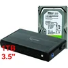 Gembird HDD 3.5 1TB SET USB 3.0 SATA eksterno kuciste + 1TB WD10EURX WD/ EE3-U3S-3 (3999)