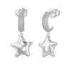 Guess Unikatni uhani z zvezdico Iconique JUBE05548JWRHT/U