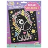 Grafix - Holografski pikasti komplet nalepk, 3 vrste - 22 x 18 cm